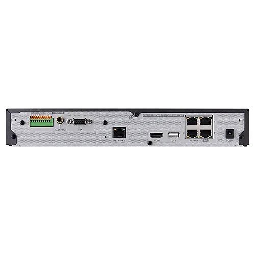 Hanwha XRN-420S Wisenet X-Series 4K 4-Channel NVR with AI Search, 50Mbps, HDD Not Included