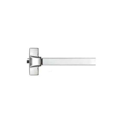 SDC S6101PU36E Rim Mount Panic Exit Device for 36" Opening, Electric Latch Retraction, Stainless Steel