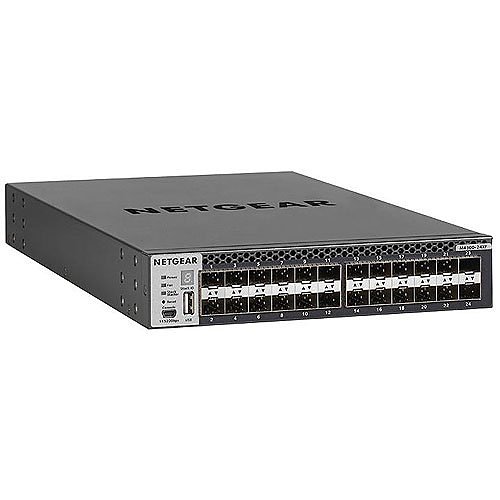 Netgear XSM4324S M4300 Half-Width 12-Port Stackable Managed Switch including 12-Port 10GBASE-T and 12-Port 10GBase-X SFP+