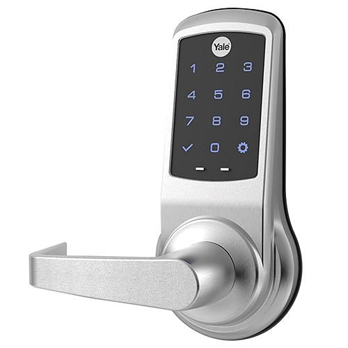 Touch keypad door clearance lock