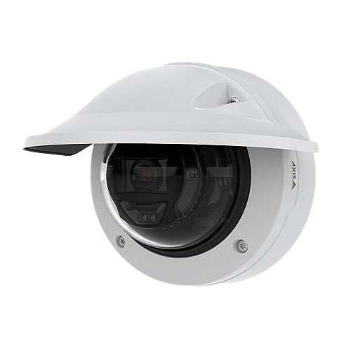 AXIS P3265-LVE P32 Series 2MP Outdoor Vandal Resistant Fixed Dome IR WDR IP Camera, 3.4-8.9mm Varifocal Lens