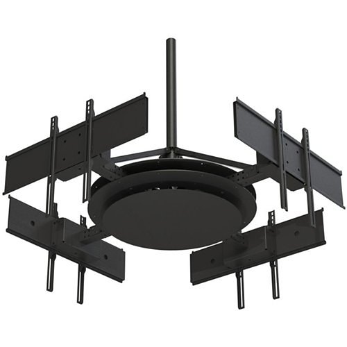 Peerless-AV DST975-4 Ceiling Mount for Flat Panel Display - Black