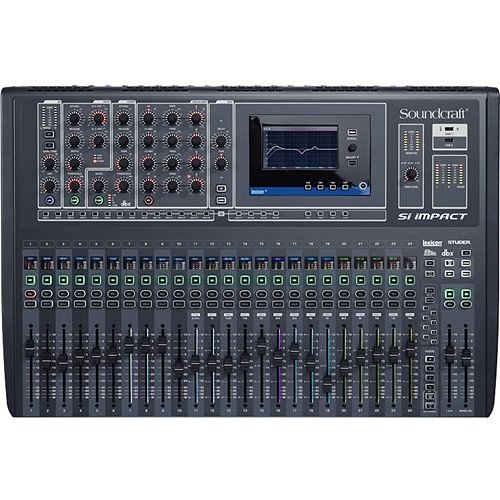 Soundcraft Si Impact 40-input Digital Mixing Console and 32-in/32-out USB Interface with iPad Control