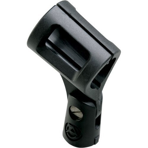 AtlasIED MICCLIP Industry Standard Microphone Clip, for Microphones with a Tapered Diameter of 1" - 1 1/2", Black