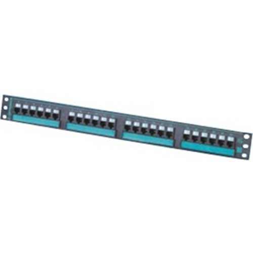 Ortronics Clarity 6 24-port Category 6 Patch Panel, six-port Modules, 19" x 1.75"