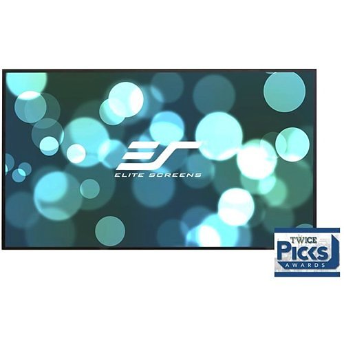 Elite Screens AR120H2 Aeon Series 120" Fixed Frame Projection Screen, CineGrey 3D
