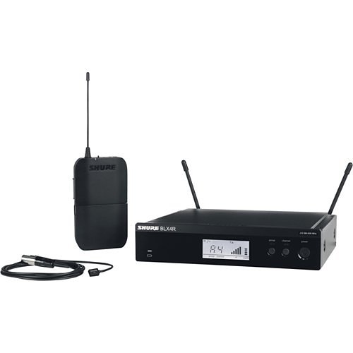 Shure Wireless Rack-Mount Presenter System With Wl93 Miniature Lavalier Microphone