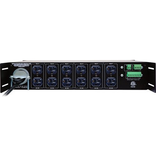 Furman ASD-120 2.0 AC Sequenced Power Distributor, 120A, 120V, 6 Duplex 5-20R NEMA Outlets