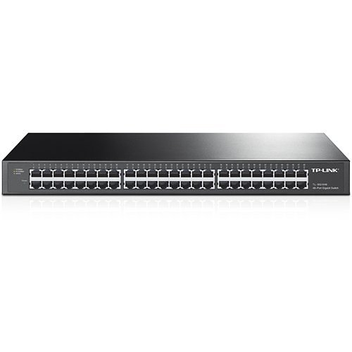 TP-LINK TL-SG1048 48-Port 10/100/1000Mbps Gigabit 19-inch Rackmount Switch, 96Gbps Switching Capacity