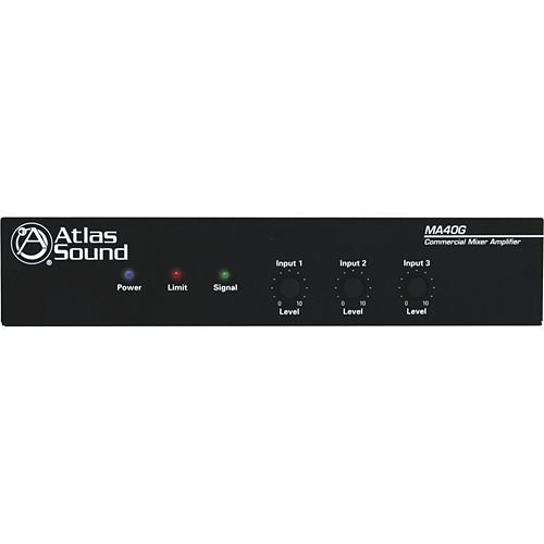 Atlas Sound MA40G Amplifier - 40 W RMS - 3 Channel