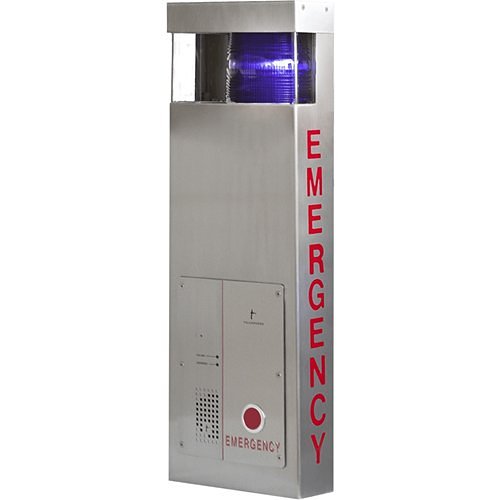 Talkaphone ETP-WMSE Wall Mount for Emergency Call Station - Brushed Stainless Steel