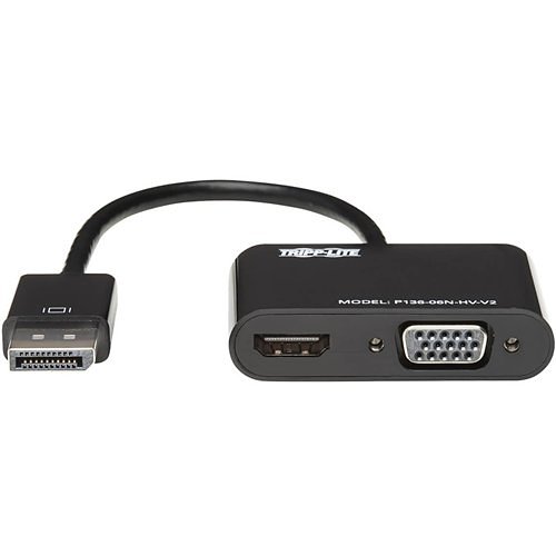 Tripp Lite DisplayPort to HDMI VGA Adapter Converter 4K x 2K @ 24/30HzDP to HDMI VGA