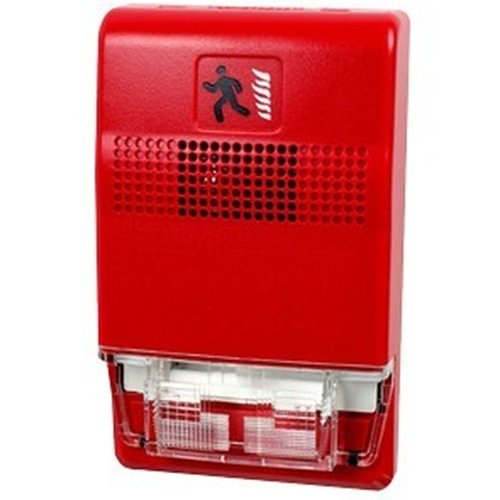 Edwards Signaling Genesis Compact Red Fire Alarm Piezo Horn Red