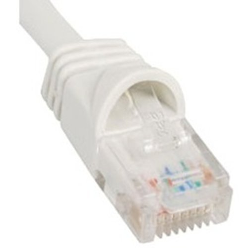 ICC Patch Cord, Cat 5e, Molded Boot, White