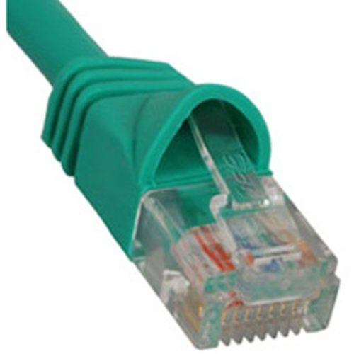ICC Patch Cord, Cat 6 Molded Boot, Green