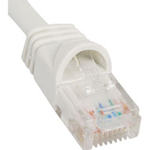 ICC Patch Cord, Cat 6 Molded Boot, White