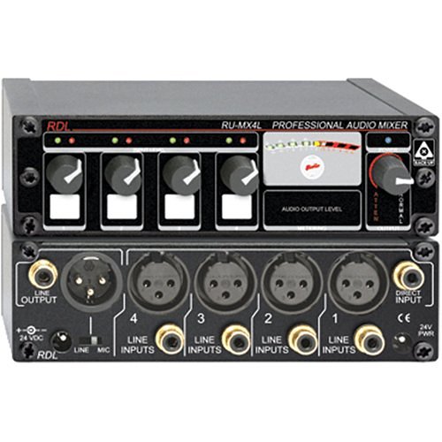 JBL Professional CSM-14 Commercial Series 4-input 1-output Audio Mixer 