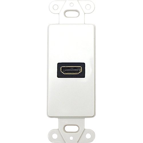 DataComm Decor Wall Plate Insert with 90 Degree HDMI Connector