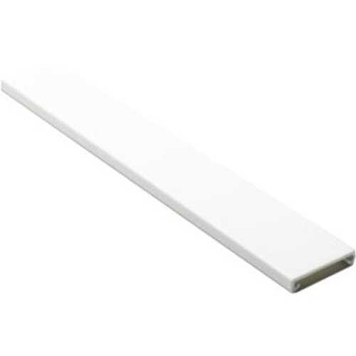 Hellermanntyton Wiring Duct Cover For 1-1/2" Duct 6 Ft Long PVC White 120 Ft/Carton