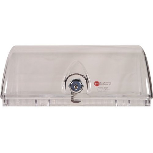 STI Thermostat Protector with Key Lock - Clear