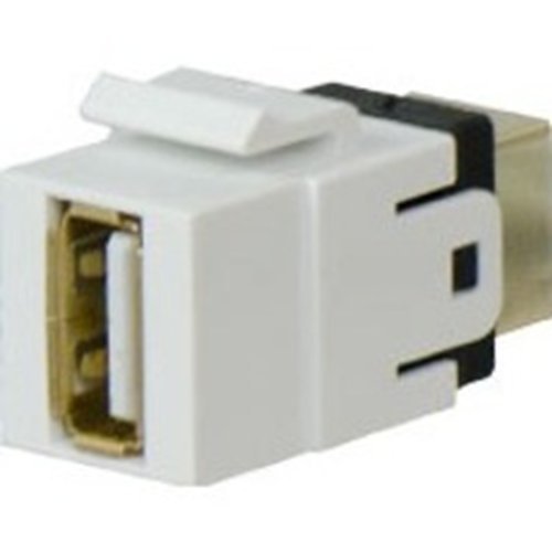 Legrand-On-Q USB A/B White Keystone Adapter Insert