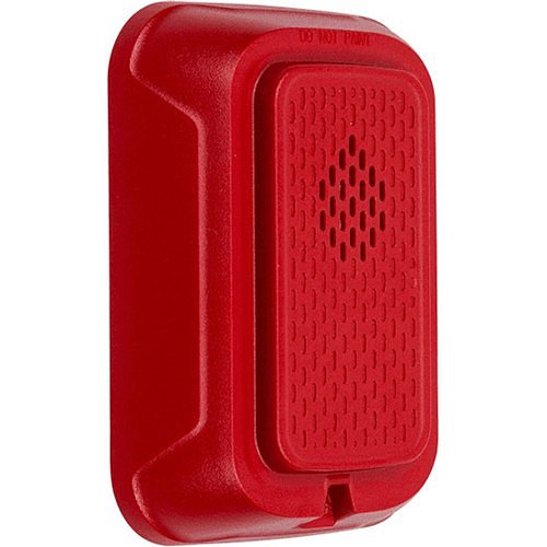 System Sensor CHRL L-Series Selectable Output Chime,Wall Mount, Red