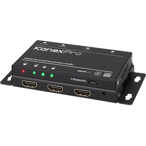 drag Fremskreden købe Kanex SP-1X2SL18G Ultraslim 4K HDMI 1x2 Splitter with 4:4:4 Color Space and  18G, Single Splitter, HDCP 2.2 Compliant, Black