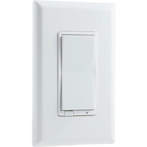 GE 14294 Z-Wave Plus In-Wall Smart Dimmer, White and Light Almond Paddles, 500S