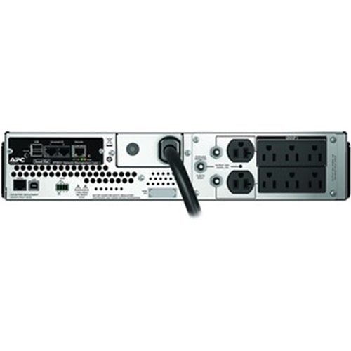 APC SMT2200RM2UNC Line Interactive Smart-UPS with Network Card, 2200VA/1920W, 6 5-15R and 2 5-20R NEMA Outlets, 2U RMS