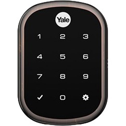 Yale YRD256-HA2-0BP Assure Lock Zigbee Key Free Deadbolt, Oil Rubbed Bronze