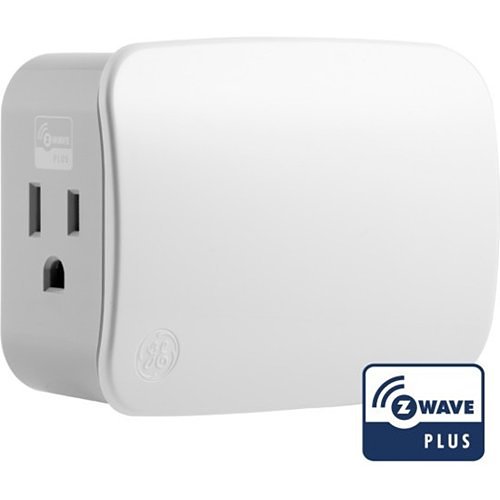 GE Z-Wave Plus Plug-In Two-Outlet Smart Switch