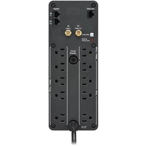 APC BR1350MS Back UPS PRO BR 1350VA, SineWave, 10 Outlets, 2 USB Charging Ports, AVR, LCD interface