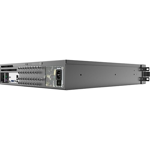 Exacq IP04-30T-R2AL-E exacqVision A-Series 64-Channel IP Video Recorder with Enterprise Upgrade (linux Option), Four IP Camera Licenses (64 Max), 2U, 30TB HDD