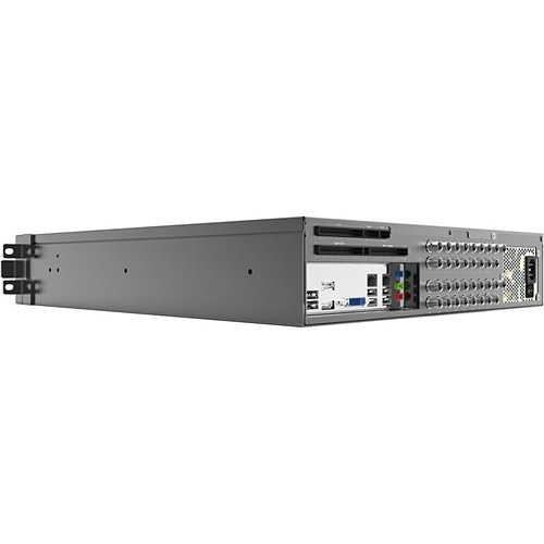 Exacq IP04-30T-R2AL-E exacqVision A-Series 64-Channel IP Video Recorder with Enterprise Upgrade (linux Option), Four IP Camera Licenses (64 Max), 2U, 30TB HDD