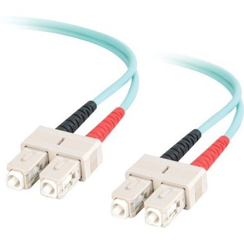Quiktron 2m Value Series Sc Sc 10g Duplex PVC Fiber Cable
