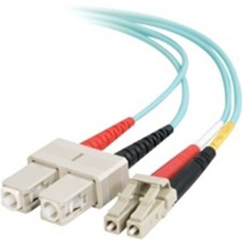 Quiktron 1m Value Series Lc Sc 10g Duplex PVC Fiber Cable