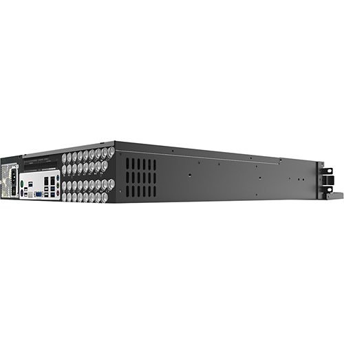 Exacq IP04-16T-F2A-E exacqVision A-Series 64-Channel IP Video Recorder with Enterprise Upgrade, Four IP Camera Licenses (64 Max), 2U, Front Load, 16TB HDD