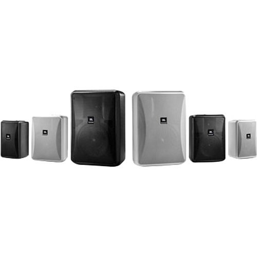 JBL Professional CONTROL 23-1L JBL Control 23-1L Ultra-Compact 8-Ohm Indoor/Outdoor Background/Foreground Speaker, Pair, Black