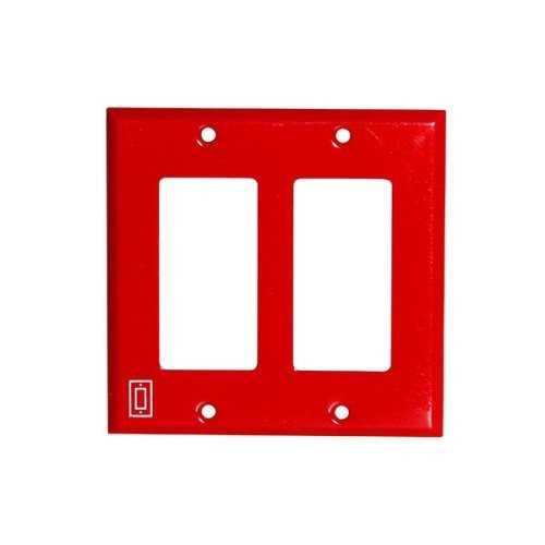 2 Gang Red Plate