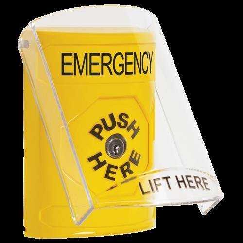 Yellow Key To Reset Stopper Station With Shield Em