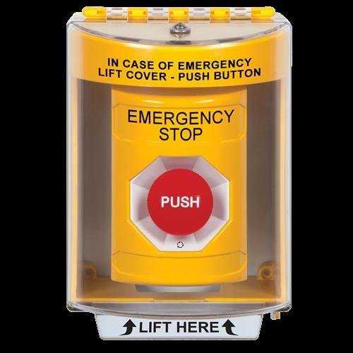 Yellow Turn To Reset Stopper Station With Surface
