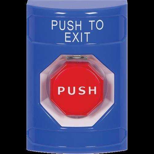 Blue Momentary Stopper Station NO Cover Push To Ex