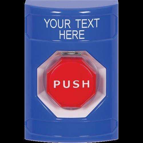 Blue Pneumatic Stopper Station With NO Cover Custo