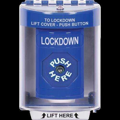 Blue Key To Reset Stopper Station With Surface Mou