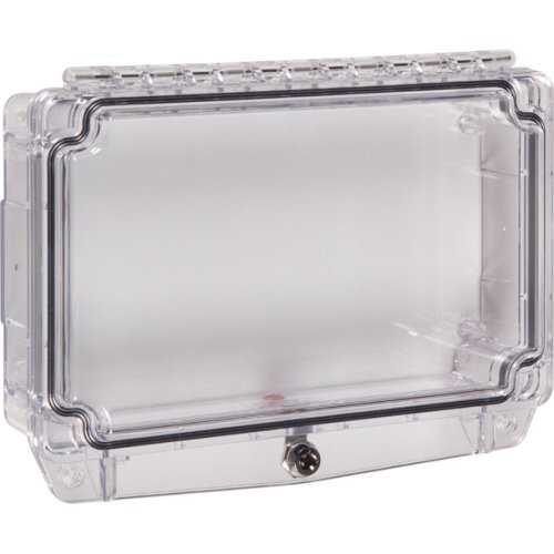 Polycarbonate Cover W/ Gasket Enclosed Backbox &