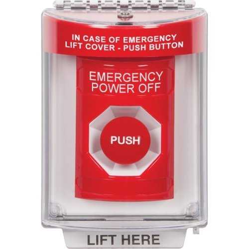Red Stopper Station Universal Cover NO Horn Flush