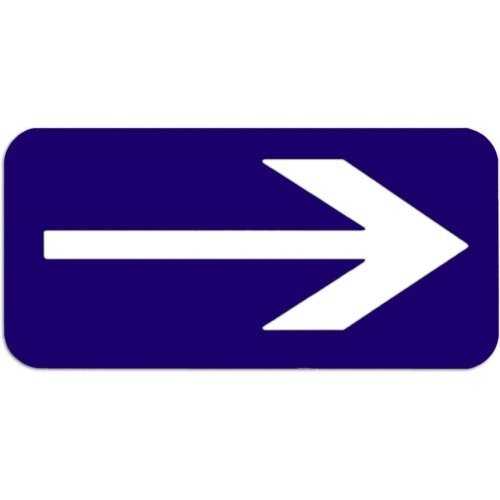 Directional Arrow Sign 3? 6?