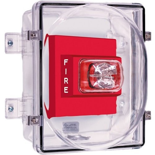 STI Strobe Damage Stopper And Enclosed Back Box With Double-Gang Outlet Box