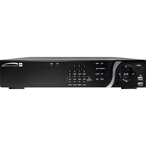 Speco 16 Channel NVR with 16 Built-In PoE+ Ports