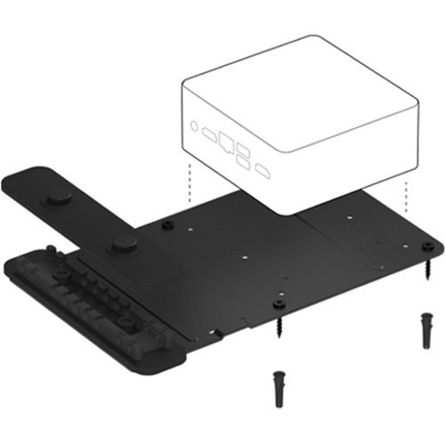 Logitech 939-001825 PC Mount Mounting Bracket with Cable Retention for Mini PCs and Chromeboxes